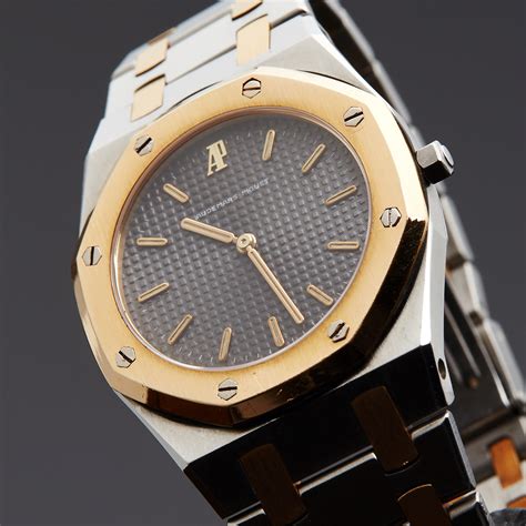 audemars piguet royal oak stahl gold quartz|audemars piguet royal oak prices.